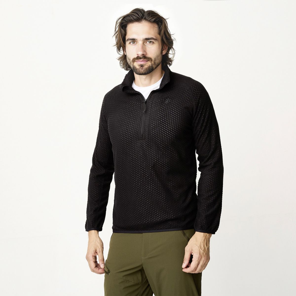 MOUNTAIN GEAR - Polar Deportivo Hombre Mountain Gear Cierre Metálico