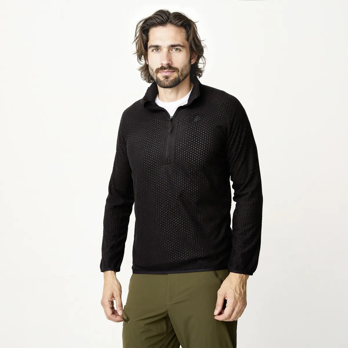 MOUNTAIN GEAR - Polar Deportivo Hombre Mountain Gear Cierre Metálico