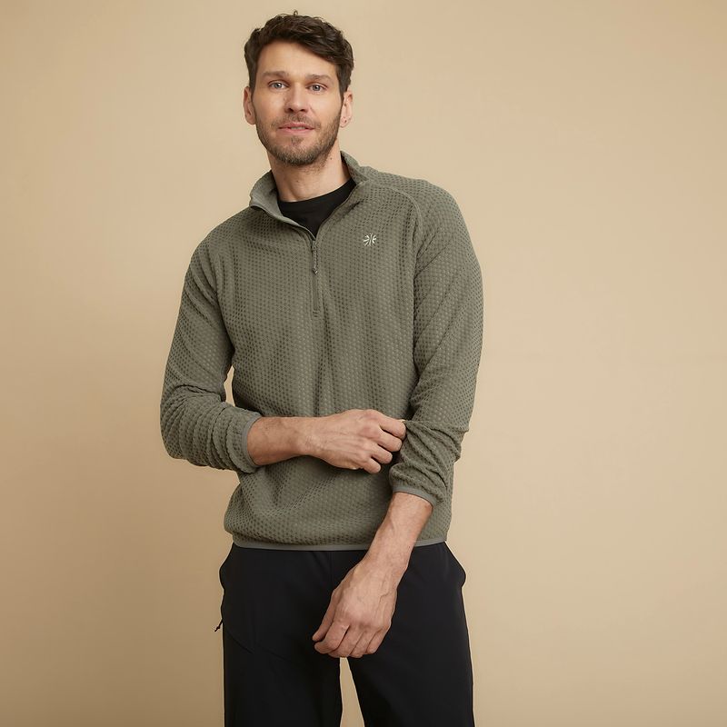 MOUNTAIN GEAR - Polar Deportivo Hombre Mountain Gear Cierre Metálico