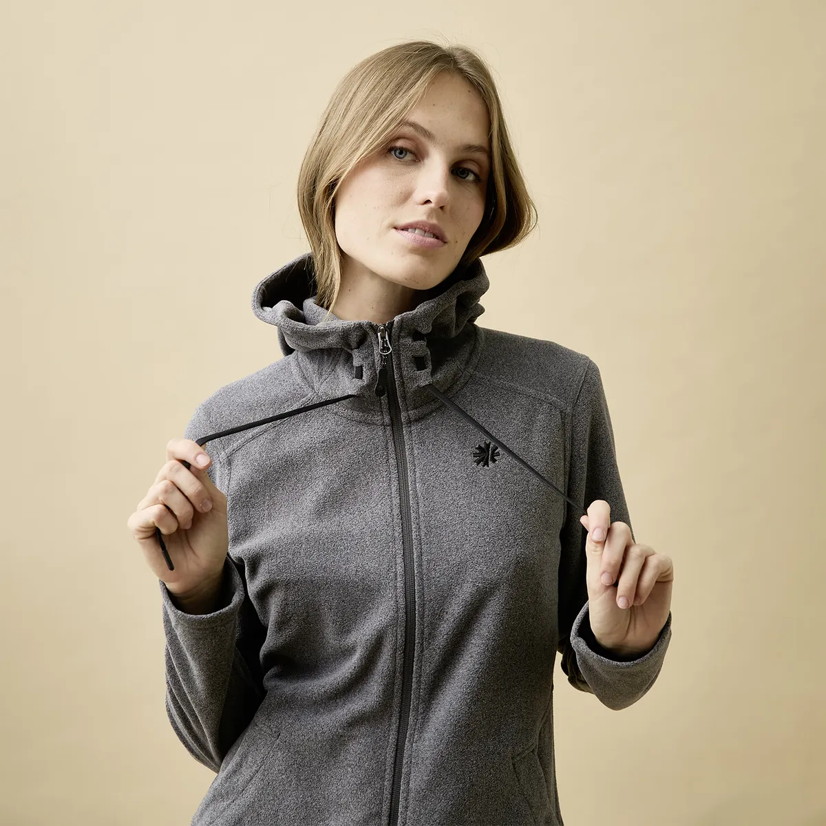 MOUNTAIN GEAR - Polar Deportivo Mountain Gear Mujer Con Capucha Y Cierre