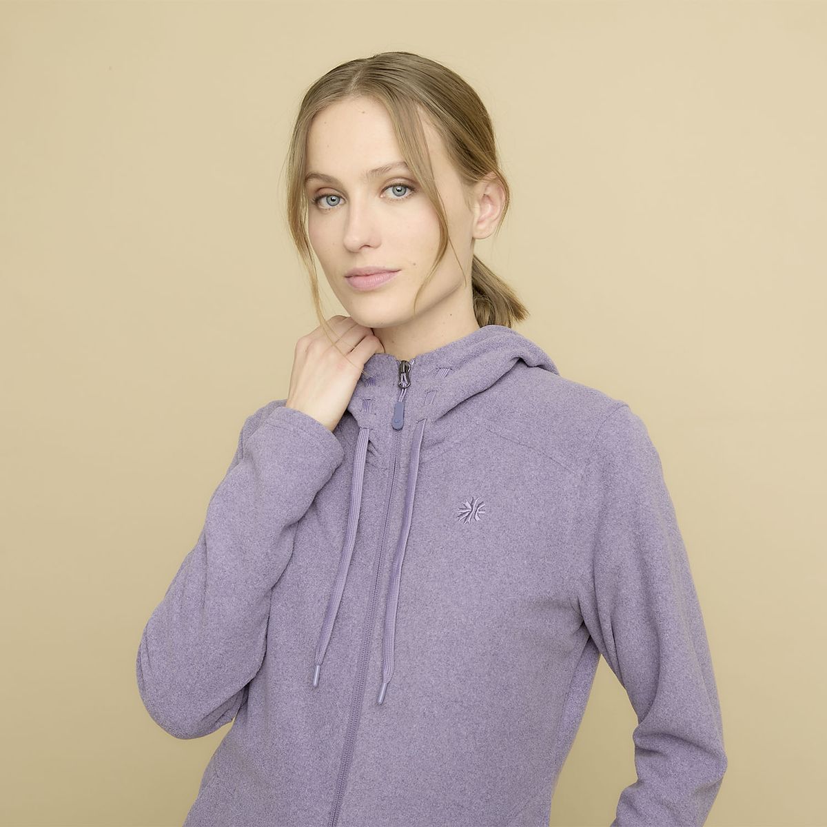 MOUNTAIN GEAR - Polar Deportivo Mountain Gear Mujer Con Capucha Y Cierre