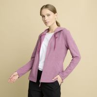 Polar Deportivo Mujer Con Capucha Y Cierre