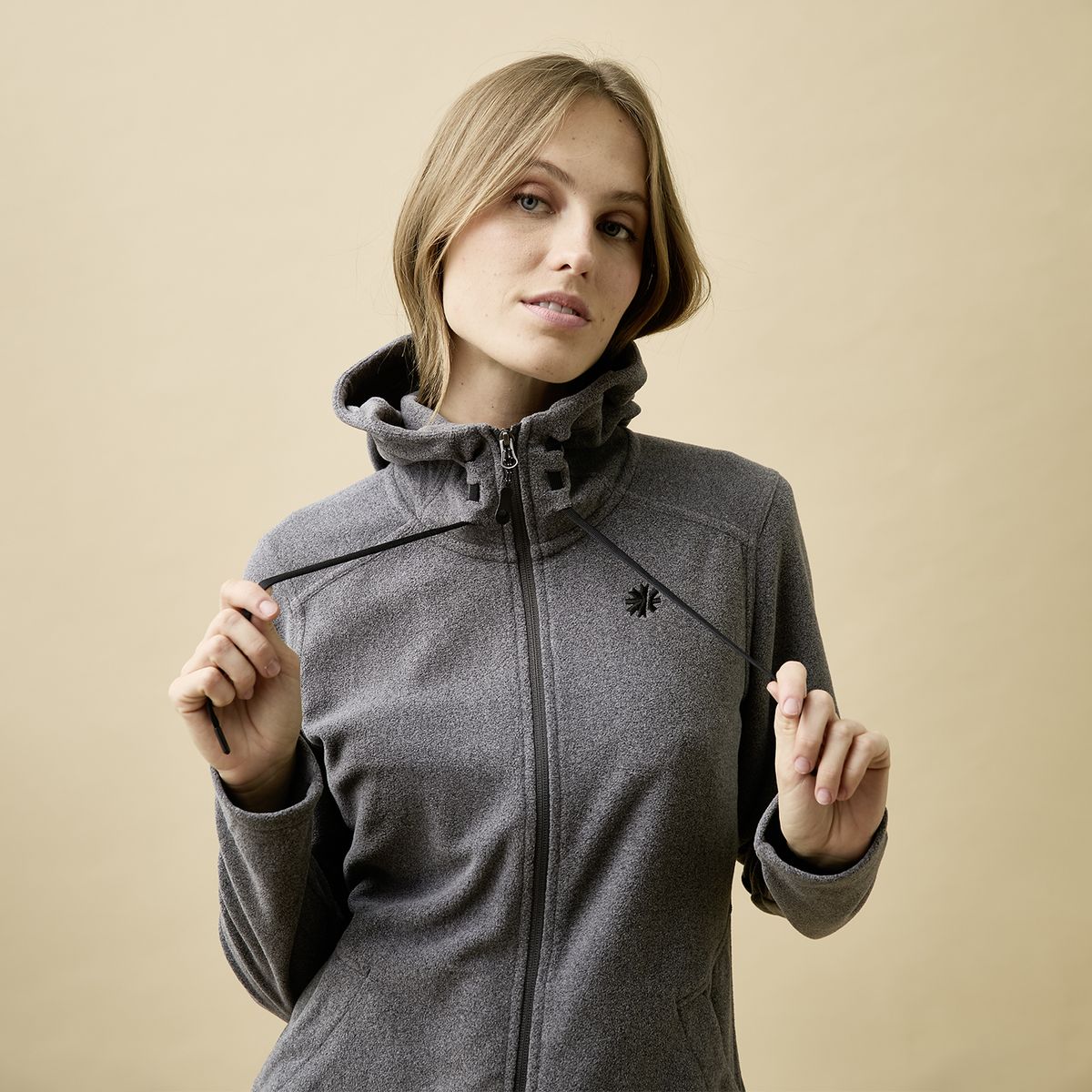 MOUNTAIN GEAR - Polar Deportivo Mountain Gear Mujer Con Capucha Y Cierre