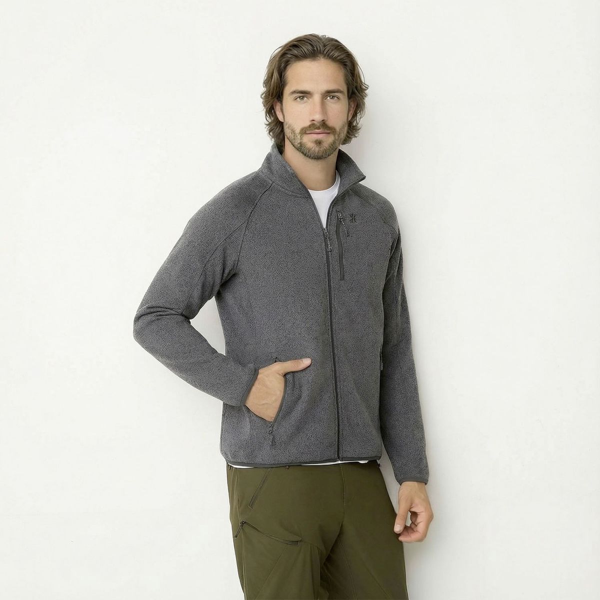 MOUNTAIN GEAR - Polar Deportivo Hombre Mountain Gear Manga Larga