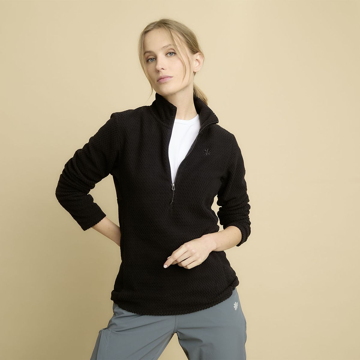 MOUNTAIN GEAR - Polar Deportivo Mountain Gear Manga Larga Mujer Con Cremallera