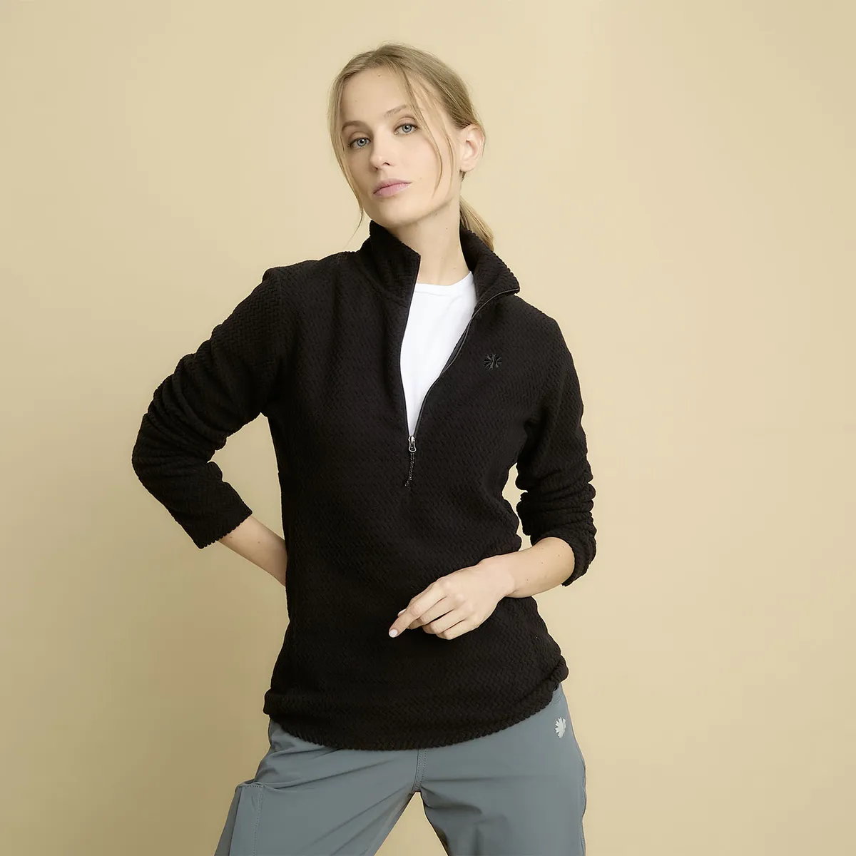 MOUNTAIN GEAR - Polar Deportivo Mountain Gear Manga Larga Mujer Con Cremallera