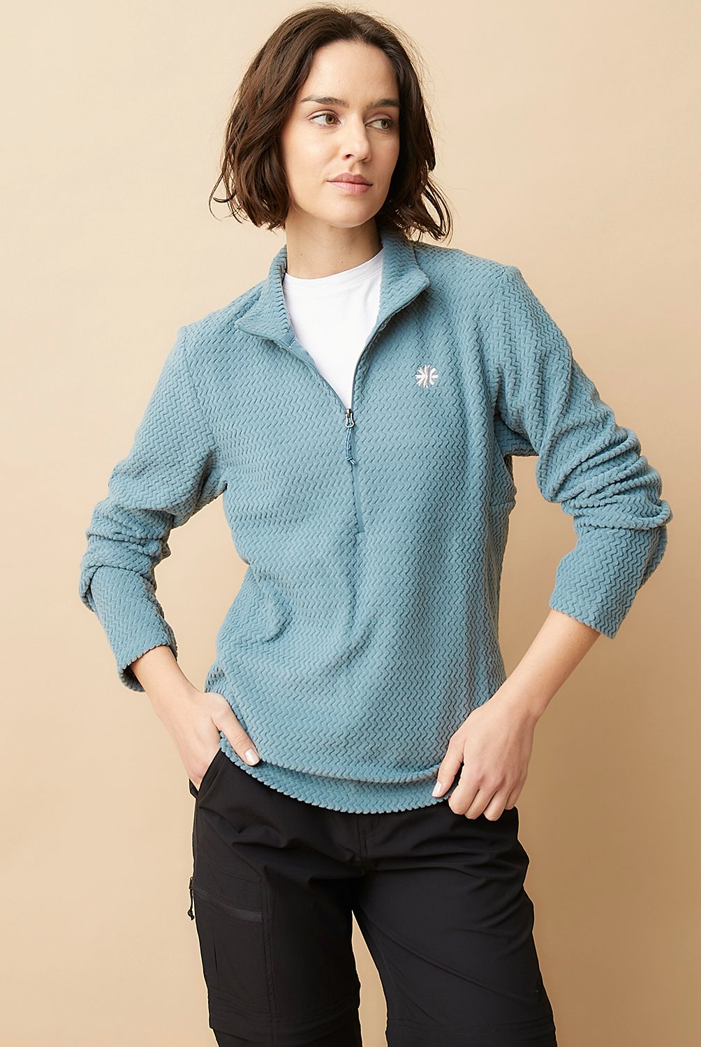 MOUNTAIN GEAR - Polar Deportivo Mountain Gear Manga Larga Mujer Con Cremallera