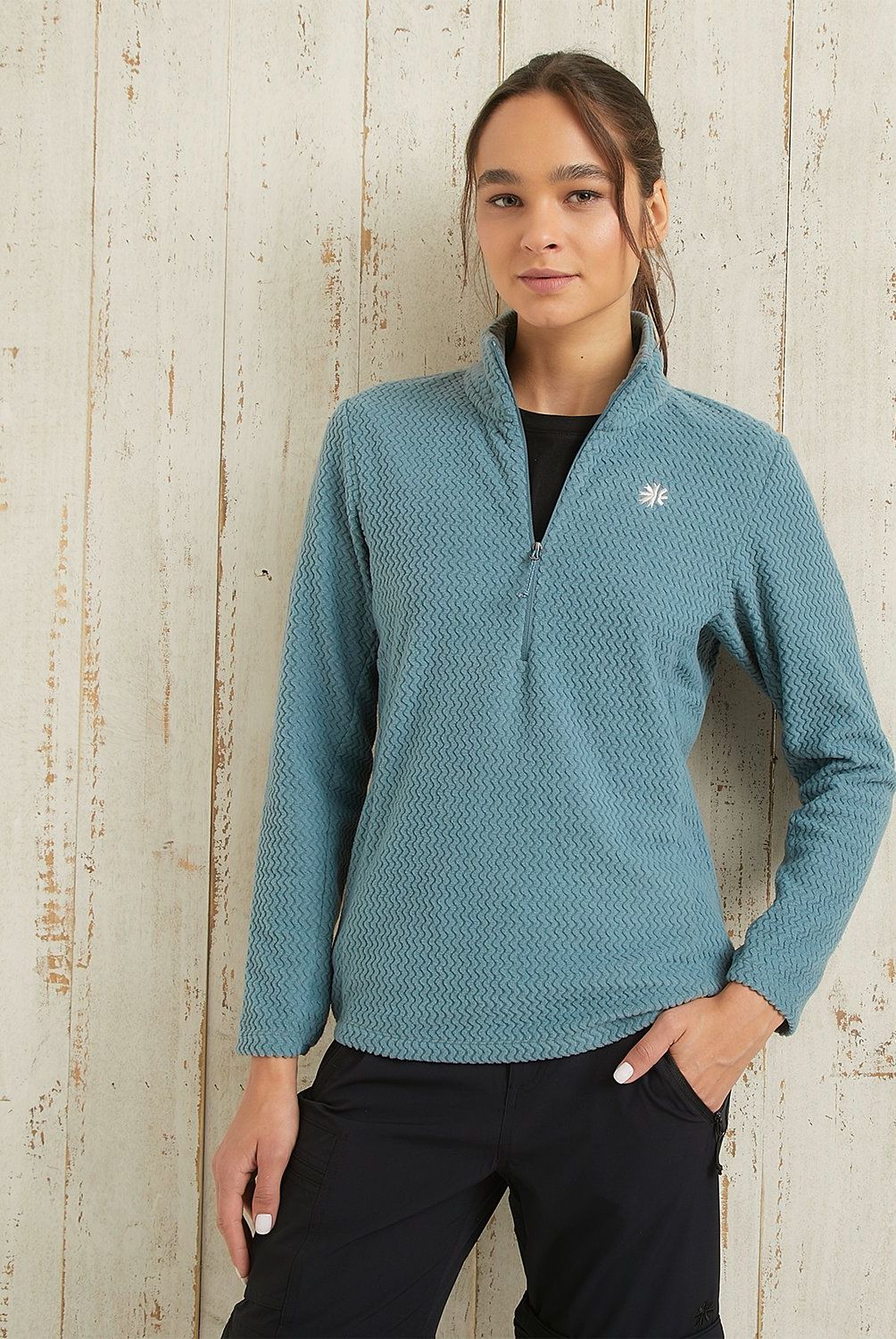 MOUNTAIN GEAR - Polar Deportivo Mountain Gear Manga Larga Mujer Con Cremallera