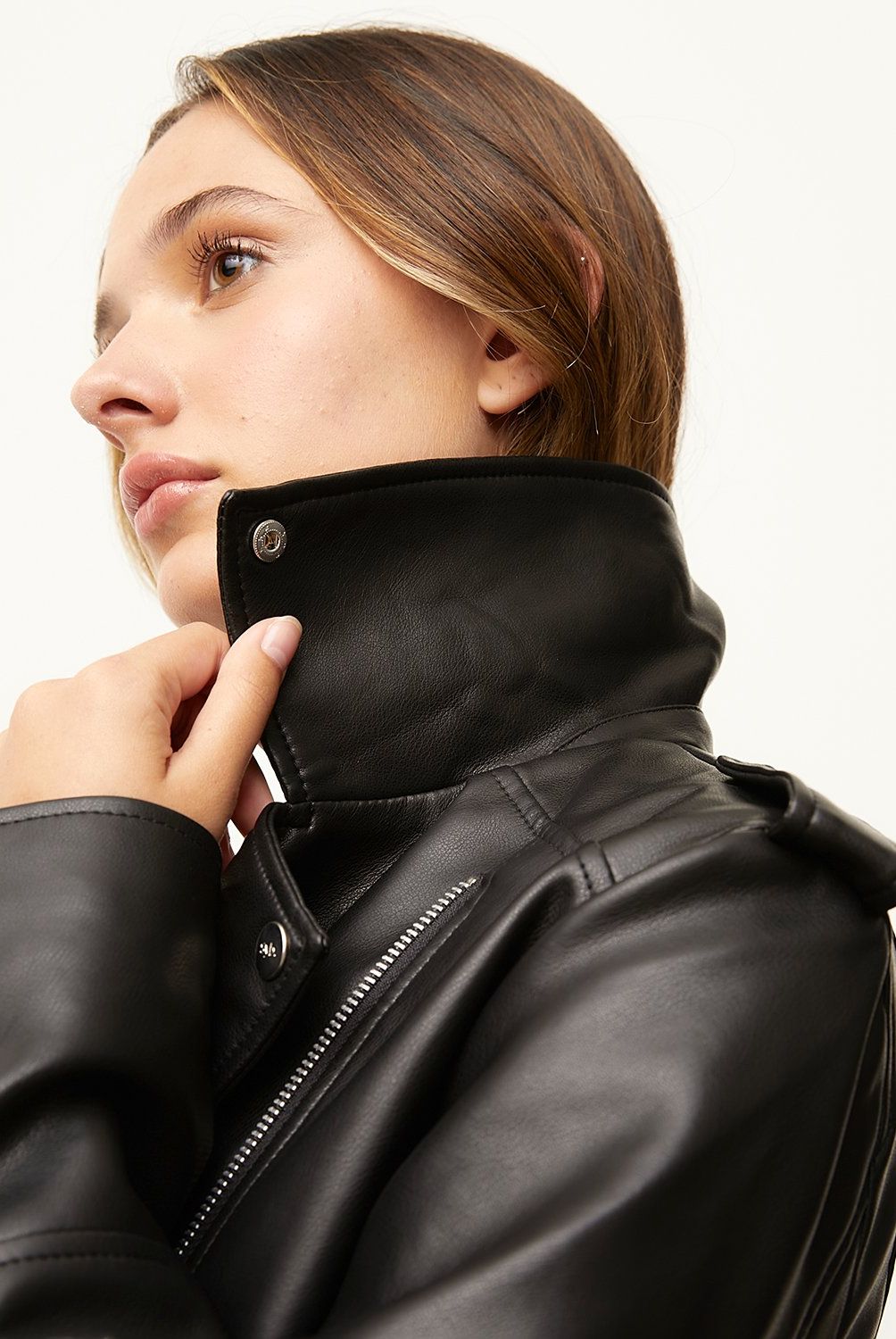SYBILLA - Chaqueta Mujer Sybilla Regular Fit Cuero Sintético