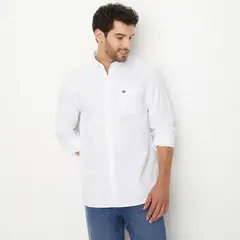 UNIVERSITY CLUB - Camisa Manga Larga Casual Algodón Hombre