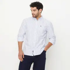 UNIVERSITY CLUB - Camisa Casual Manga Larga Algodón Hombre