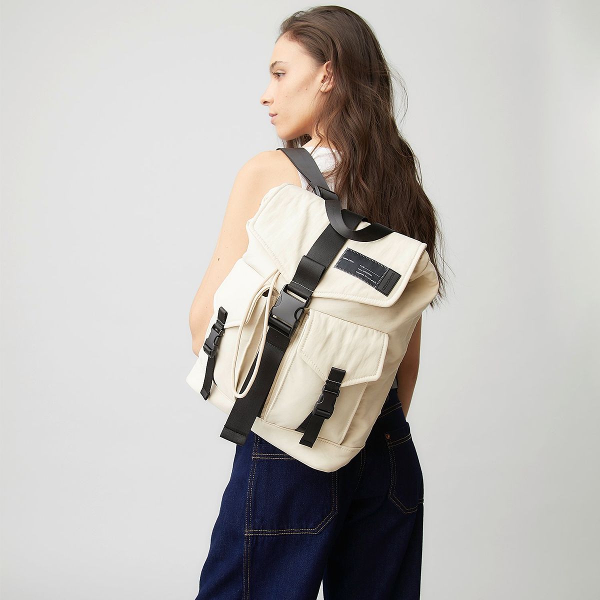 AMERICANINO - Mochila Americanino Casual Mujer Beige