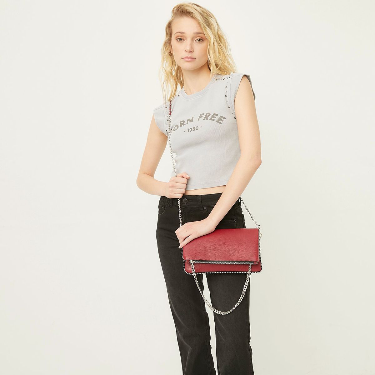 AMERICANINO - Cartera Bandolera Mujer Americanino Roja