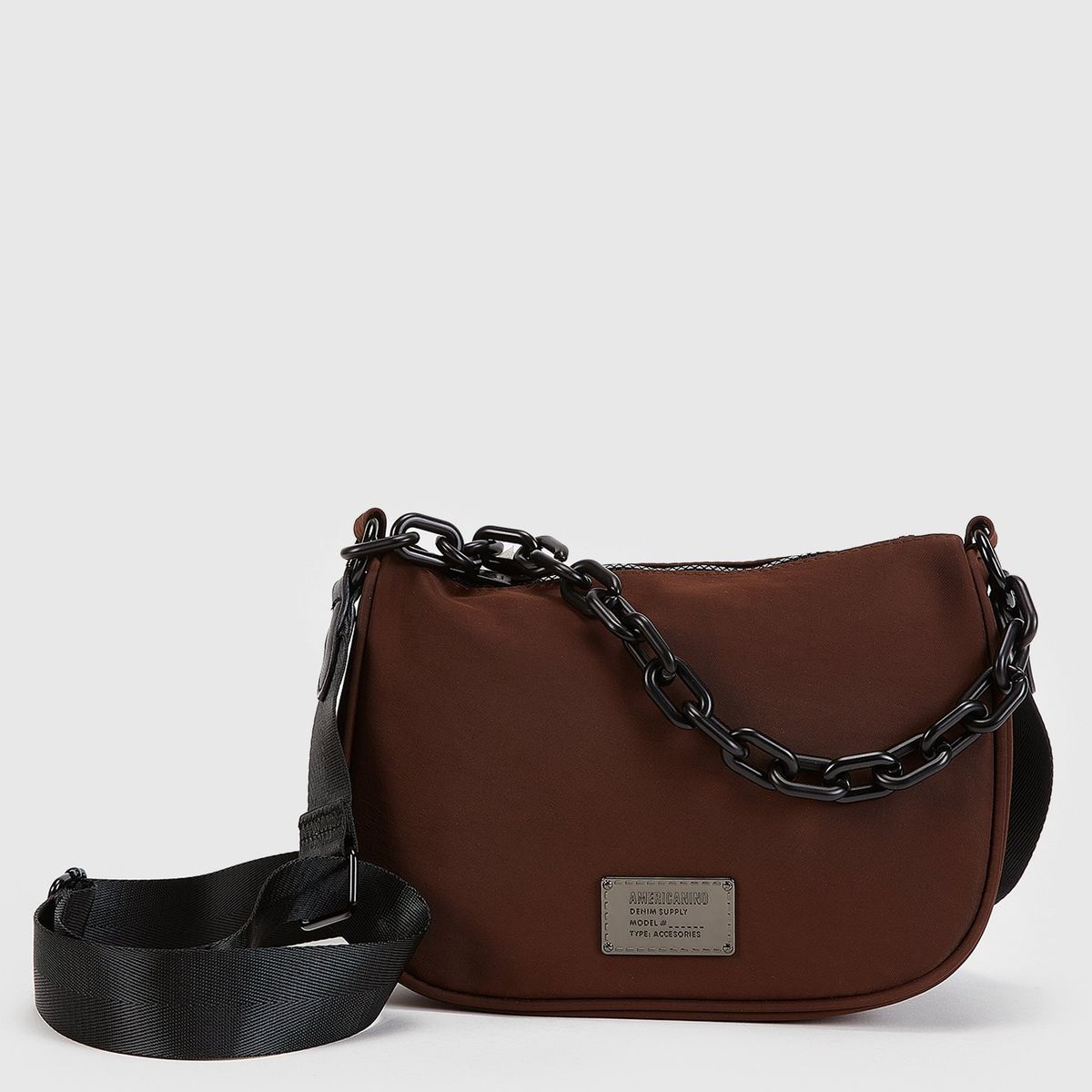 AMERICANINO - Bandolera Americanino Mujer Diseño Cadena Roja