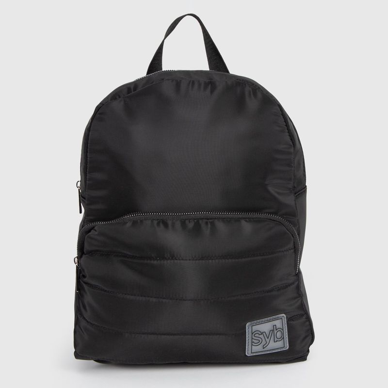 SYBILLA - Mochila Sybilla Mujer Diseño Liso Cierre Metálico
