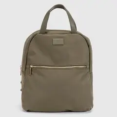 BASEMENT - Mochila Mujer Diseño Liso Oliva
