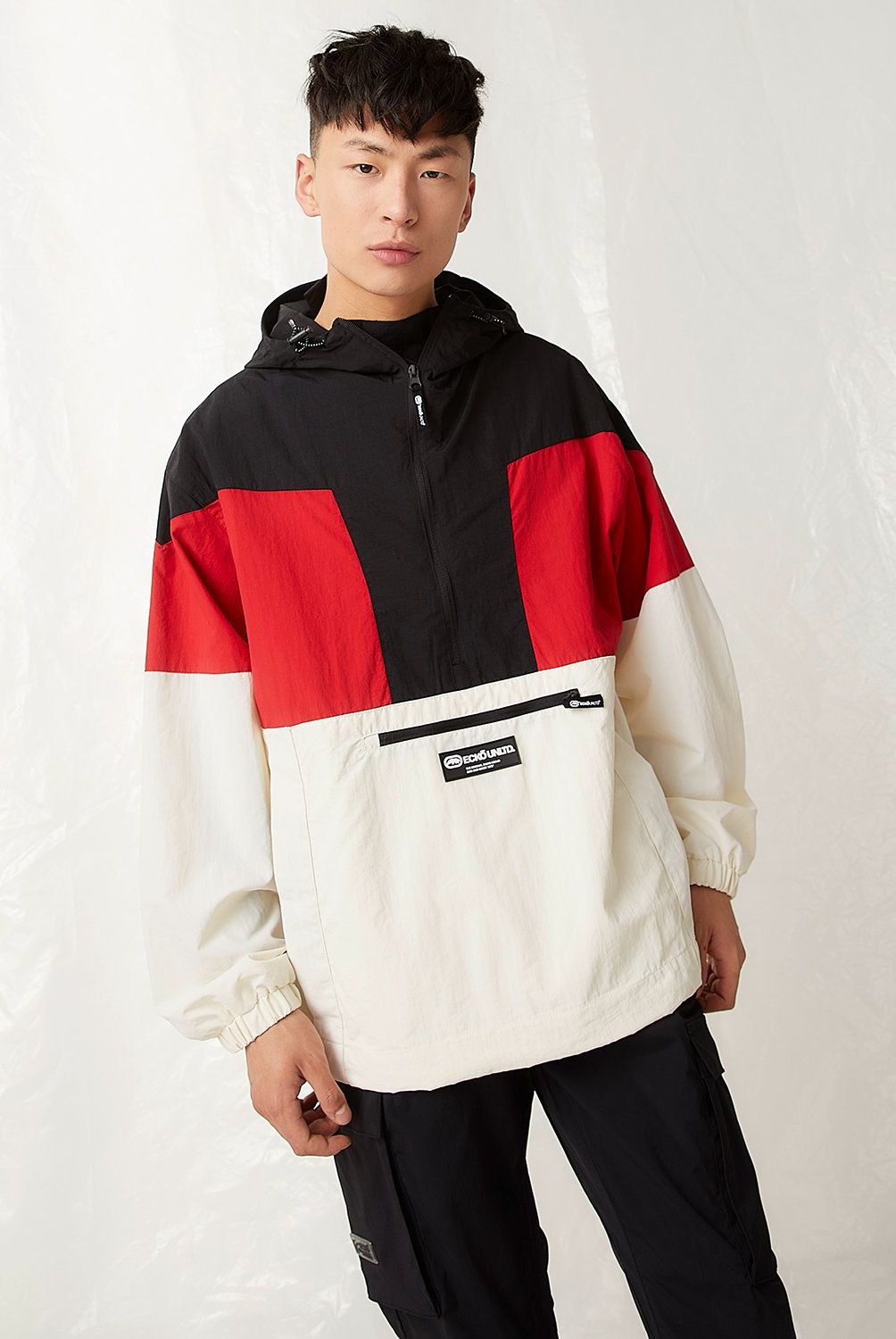 ECKO - Cortaviento Casual Loose Fit Hombre Ecko
