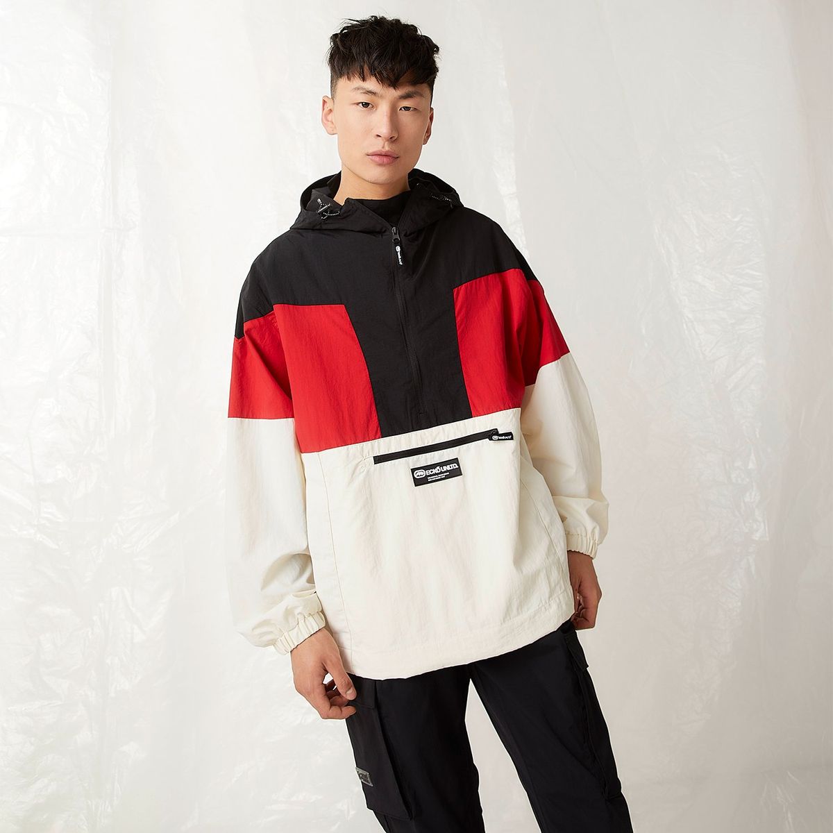 ECKO - Cortaviento Casual Loose Fit Hombre Ecko