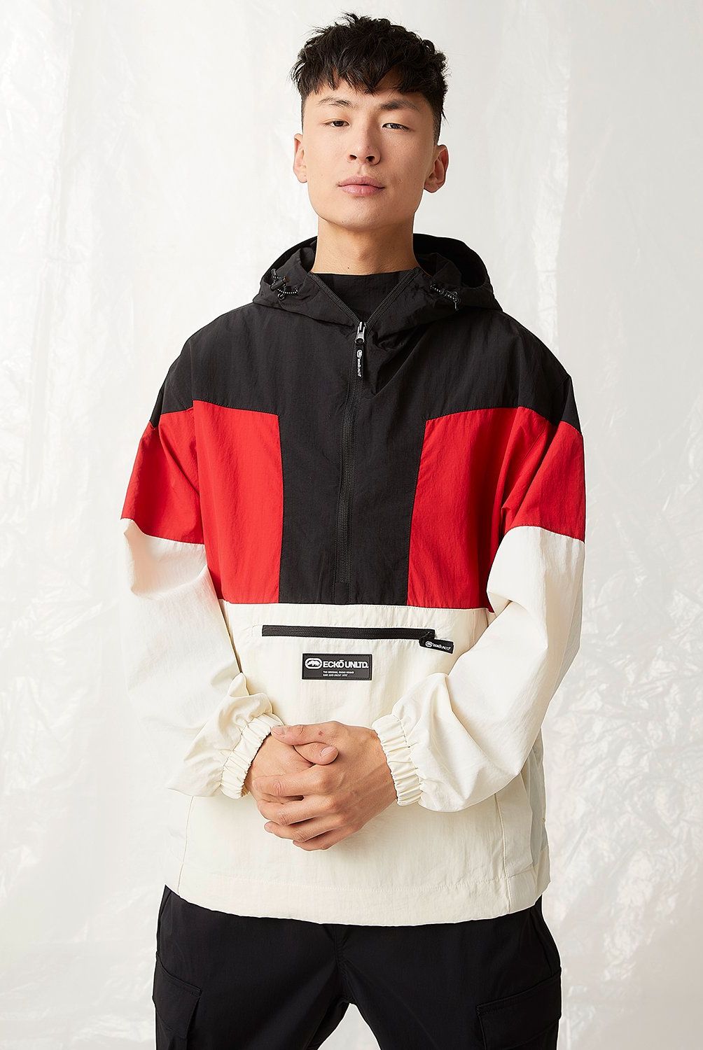ECKO - Cortaviento Casual Loose Fit Hombre Ecko