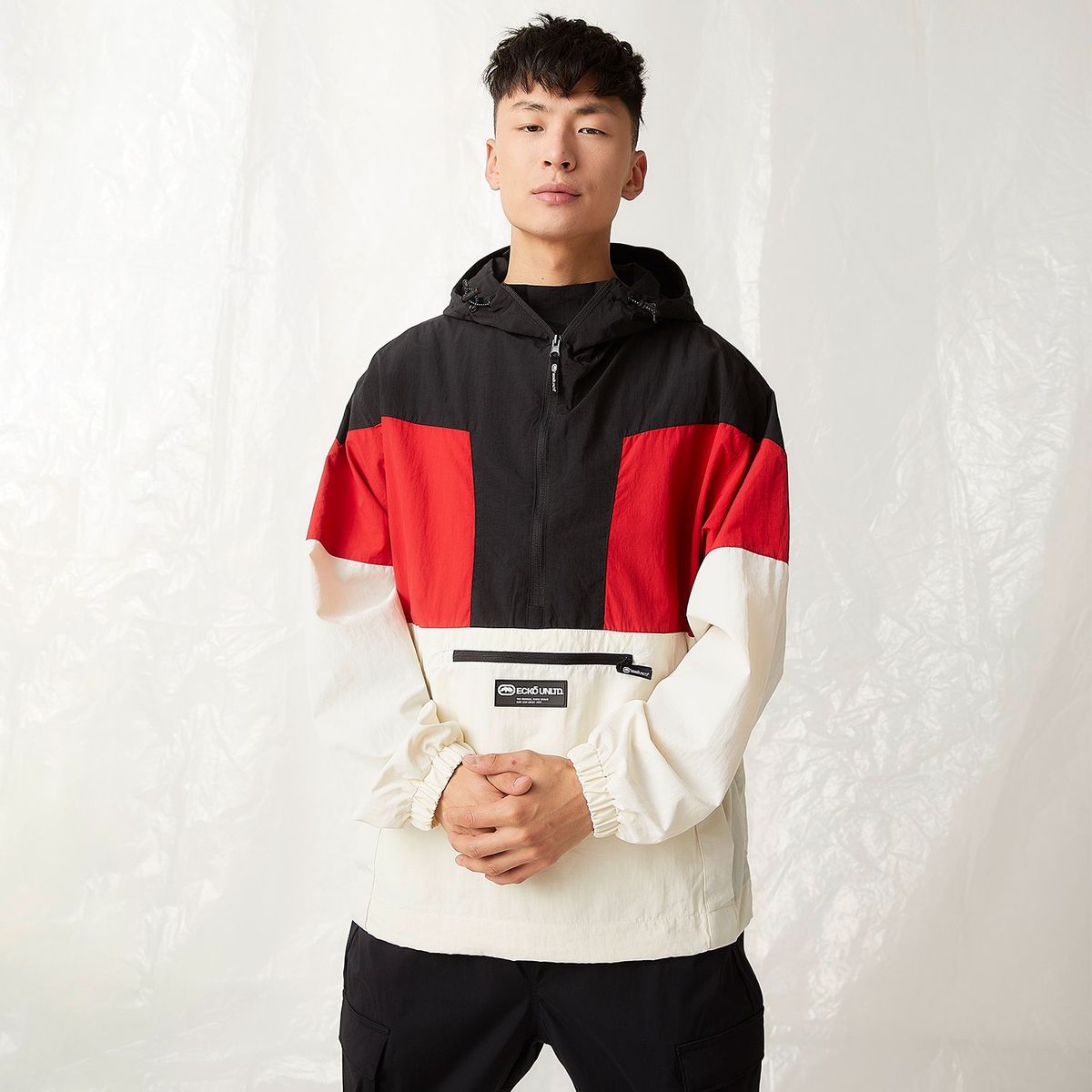 ECKO - Cortaviento Casual Loose Fit Hombre Ecko