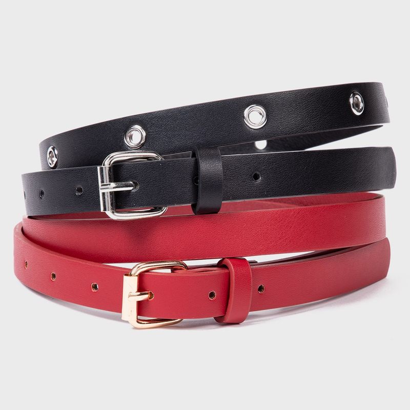 SYBILLA - Cinturones Sybilla Casual Pack De 2 Mujer