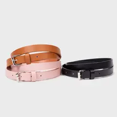 SYBILLA - Set de Cinturones Mujer Casual Pack de 3