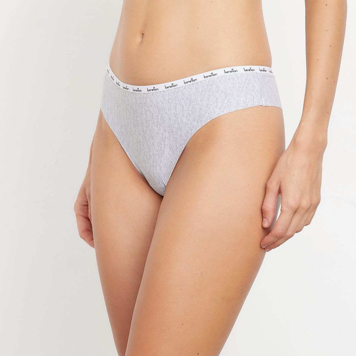 BENETTON - Pack De 3 Calzones Bikini Microfibra Mujer Benetton