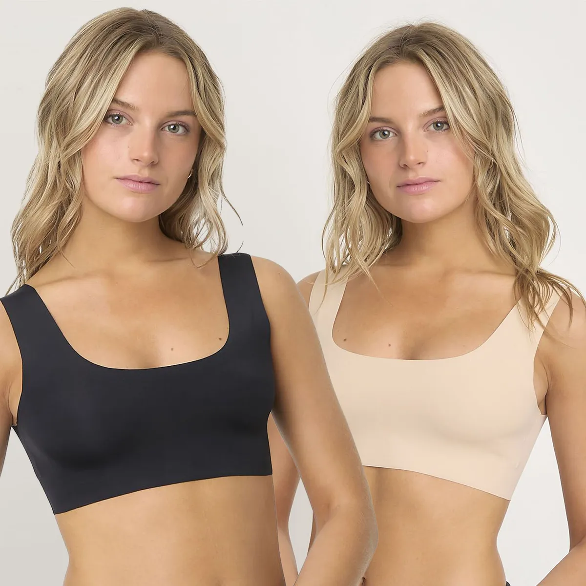 SYBILLA - Pack De 2 Sostenes Microfibra Mujer Sybilla