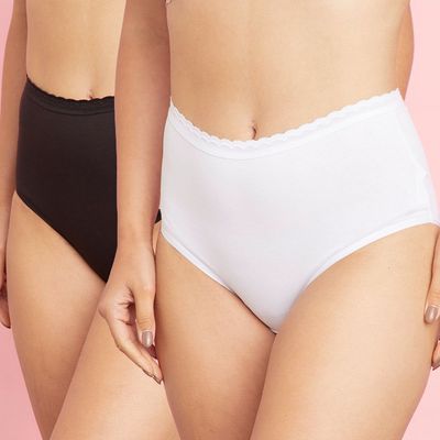 Imagen 1 del producto Pack 2 Calzones Tiro Alto Mujer Algodón