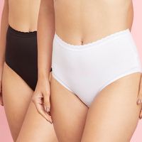 Pack 2 Calzones Tiro Alto Mujer Algodón