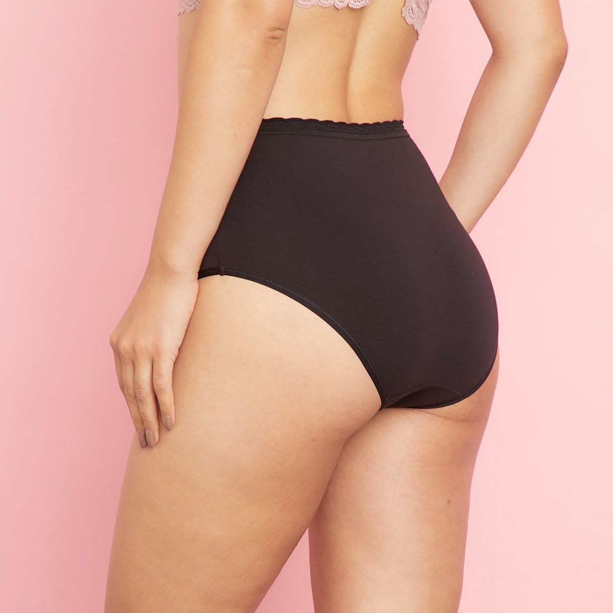 BLU - Pack 2 Calzones Tiro Alto Mujer Blu Algodón