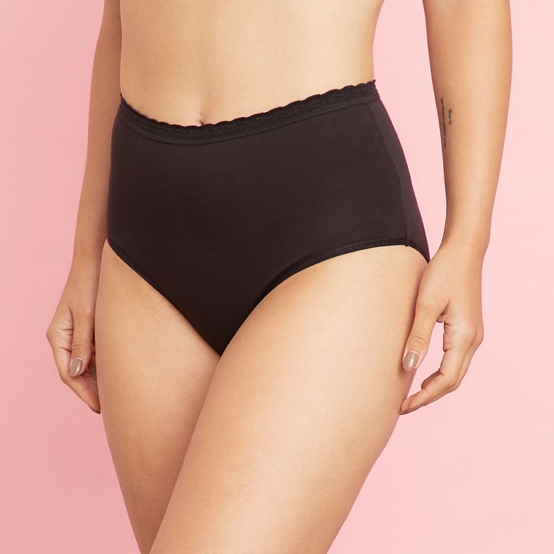 BLU - Pack 2 Calzones Tiro Alto Mujer Blu Algodón