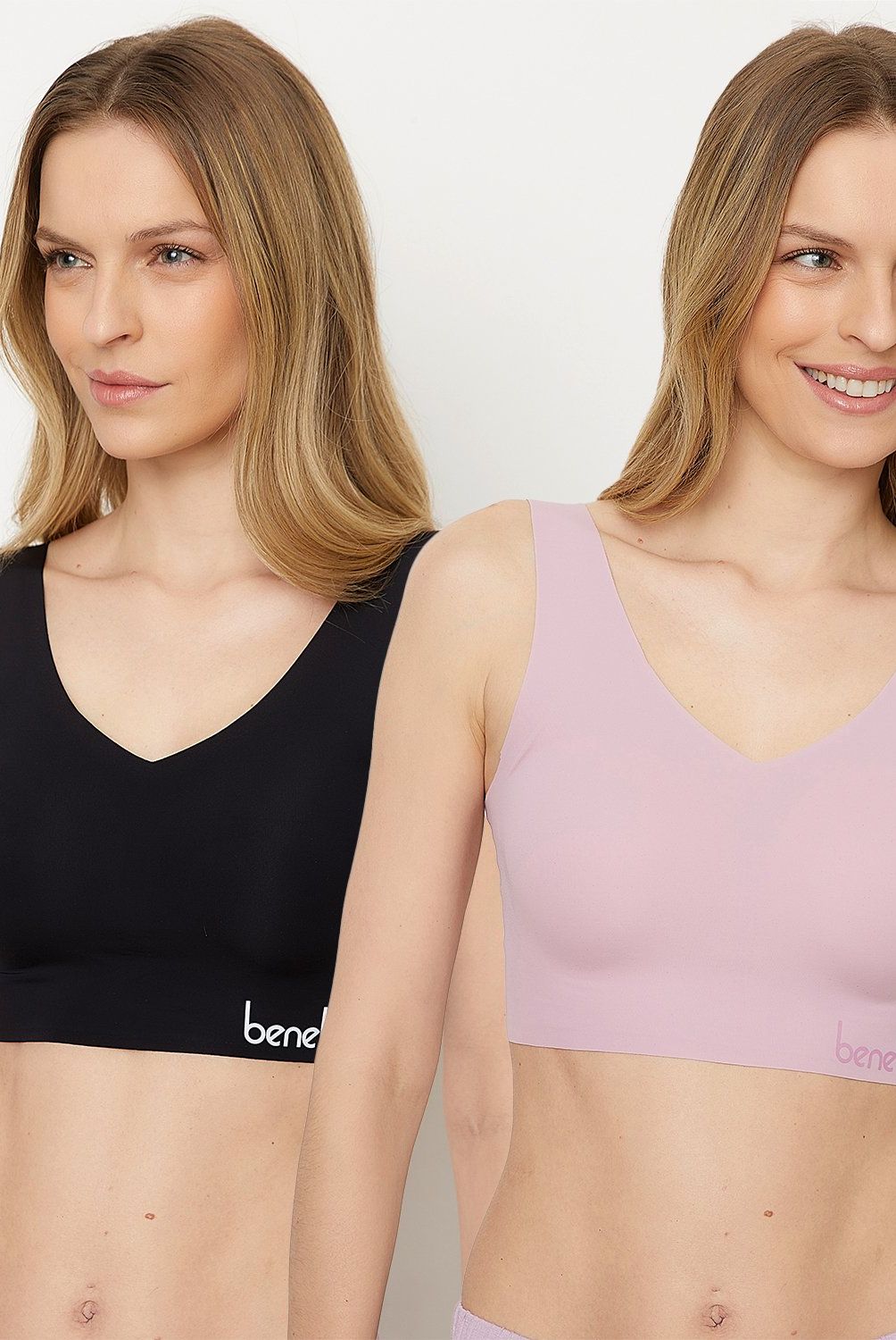 BENETTON - Pack De 2 Sostenes Mujer Benetton