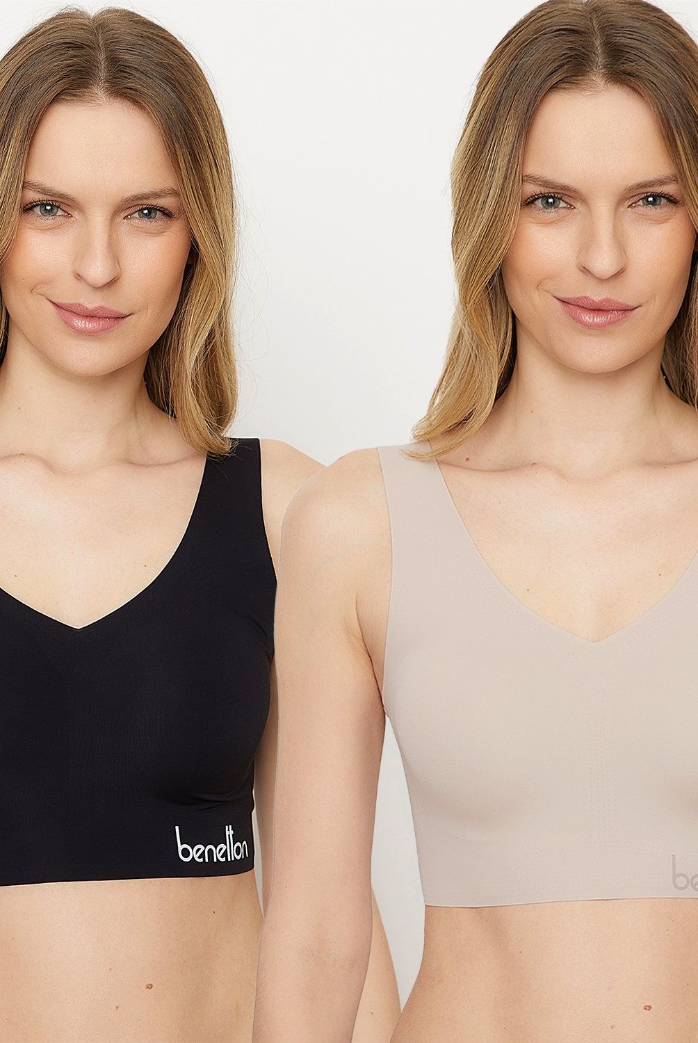 BENETTON - Pack De 2 Sostenes Mujer Benetton