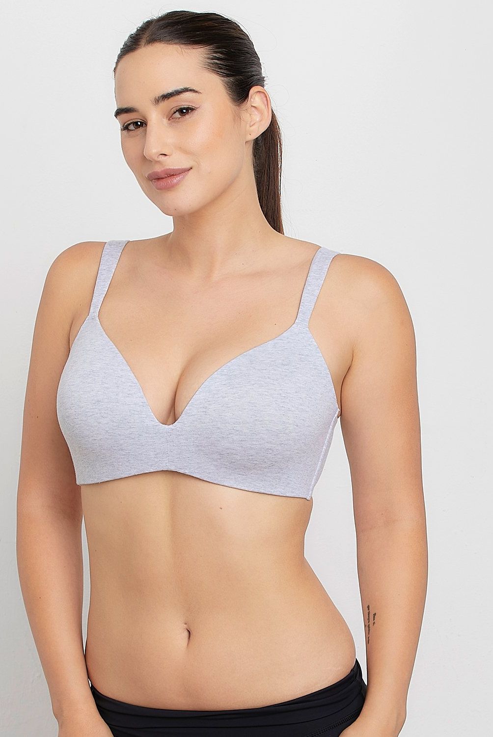 BLU - Sostén de Algodón Blu Sin Arco para Mujer