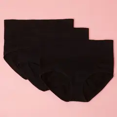 BLU - Pack de 3 Calzones Control Mujer