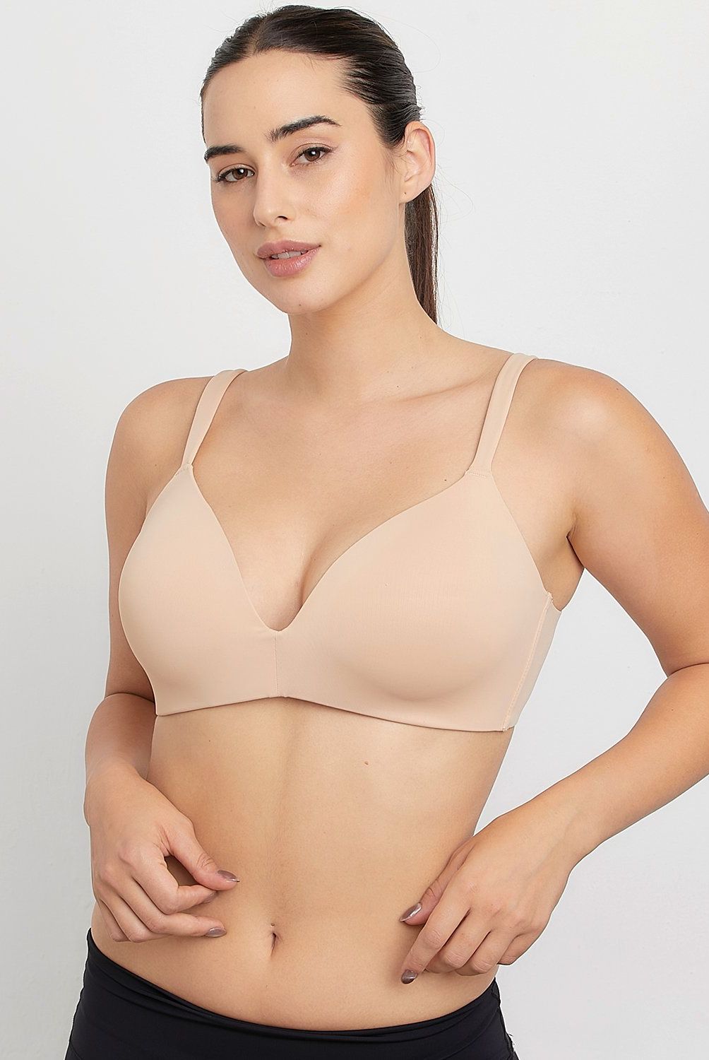 BLU - Sost�n Microfibra Liso Sin Copa Mujer