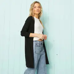 DOO AUSTRALIA - Chaleco Mujer Liso Manga Larga