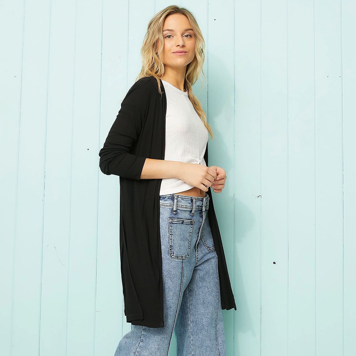 DOO AUSTRALIA - Chaleco Doo Australia Mujer Liso Manga Larga