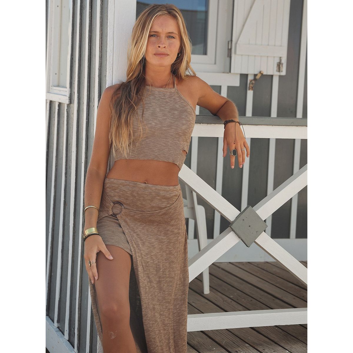 SYBILLA - Crop Top Sin Mangas Mujer Sybilla Por Paula Mekis