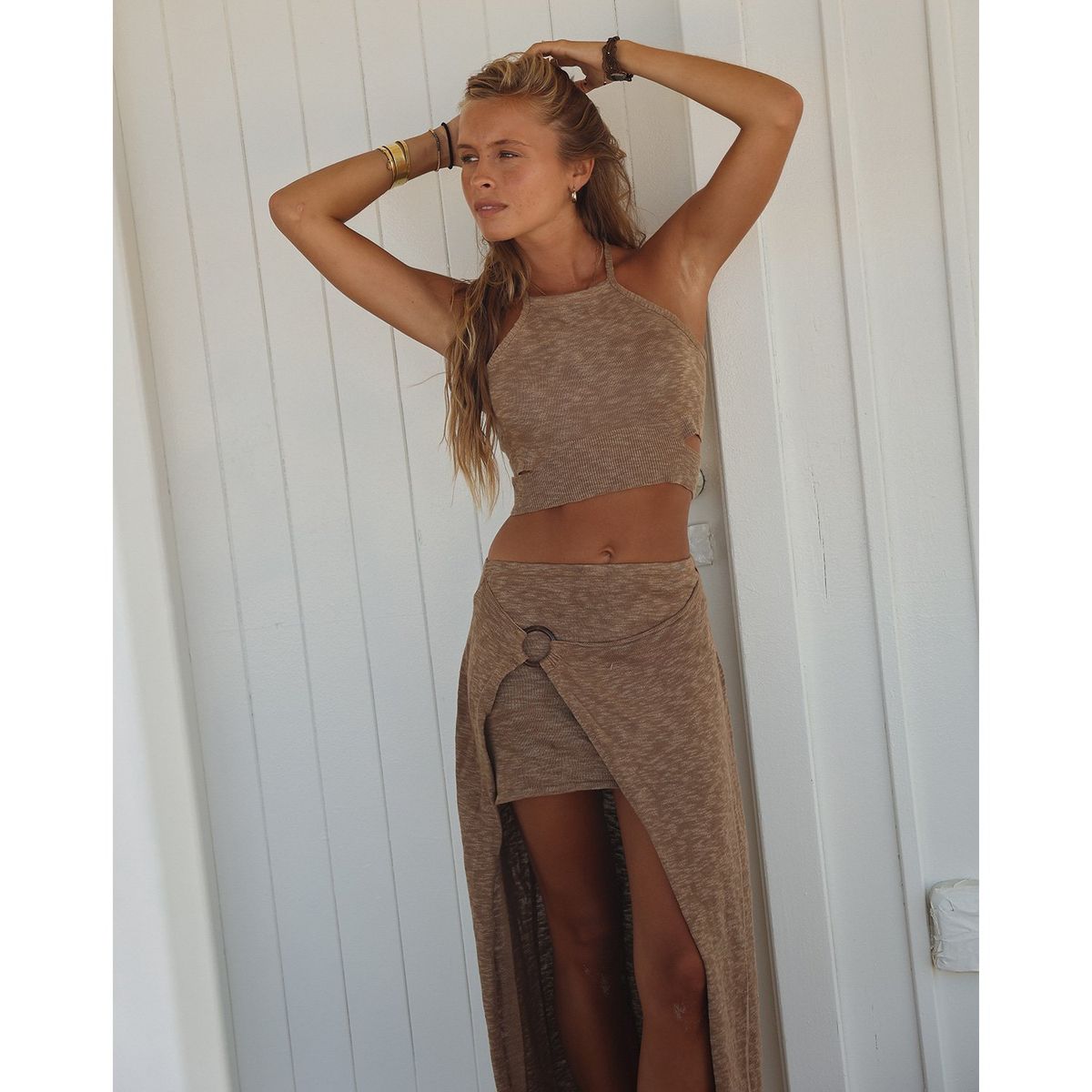 SYBILLA - Crop Top Sin Mangas Mujer Sybilla Por Paula Mekis