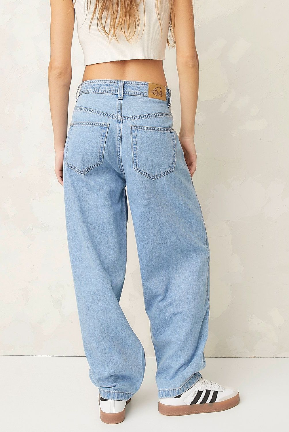 AMERICANINO - Jeans Americanino Wide Leg Denim Mujer Tiro Medio