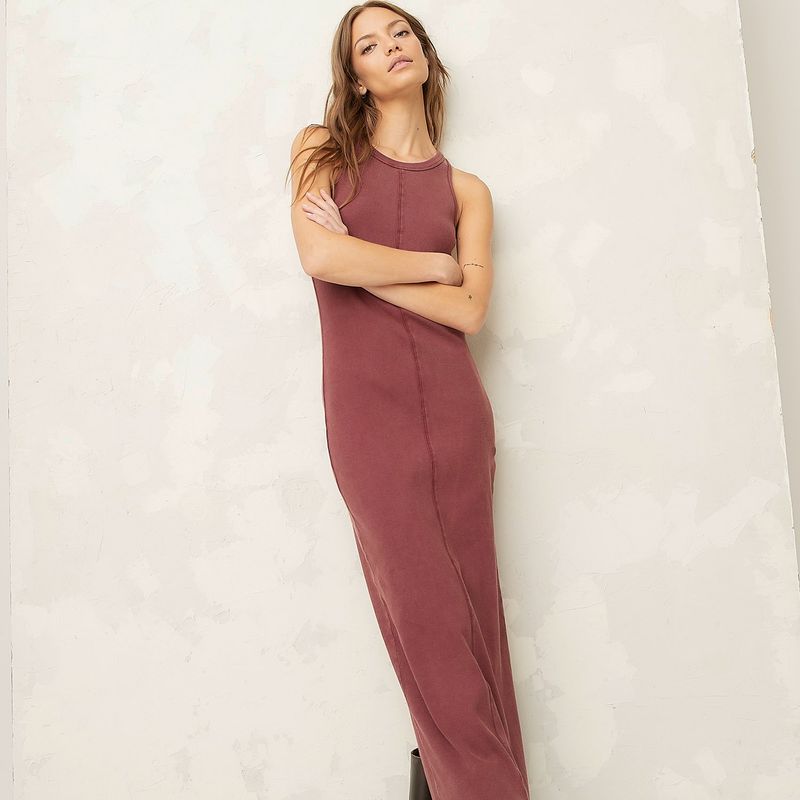 AMERICANINO - Vestido Maxi Americanino Mujer Casual Sin Mangas