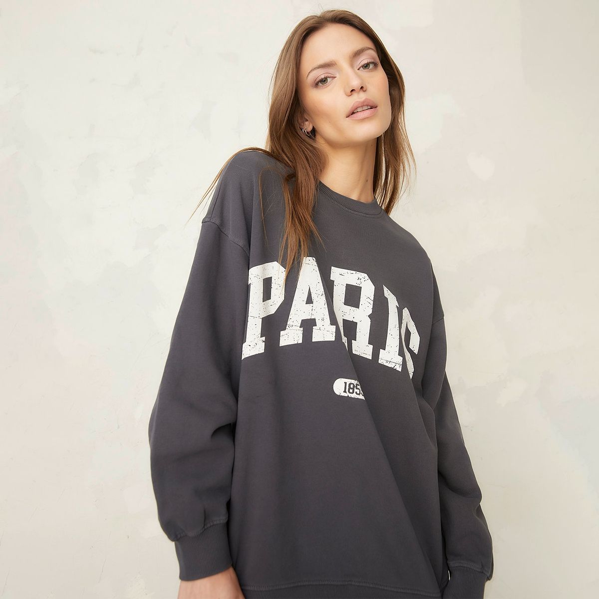 AMERICANINO - Polerón Americanino Mujer Manga Larga Estampado Algodón