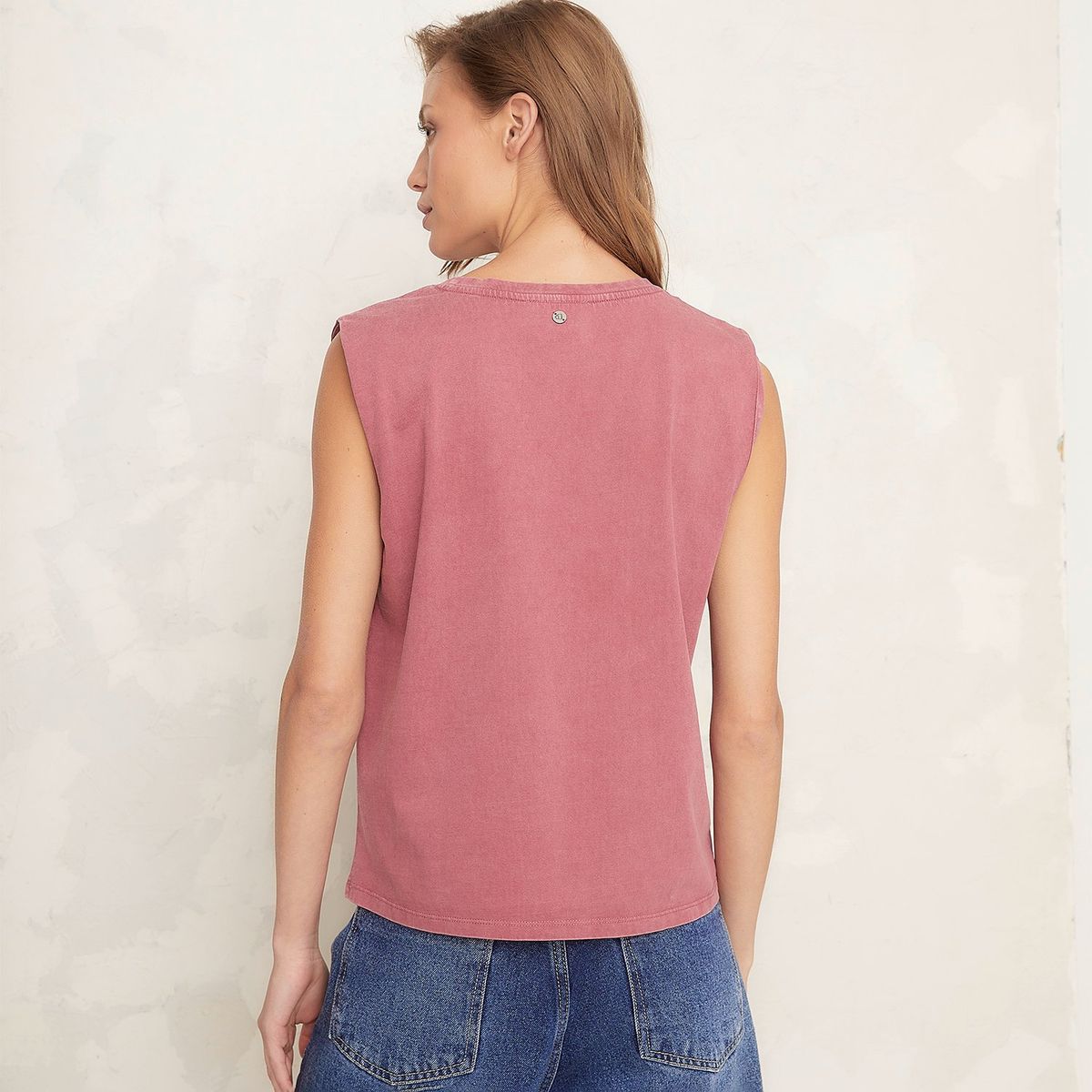 AMERICANINO - Polera Americanino Mujer Estampada Sin Mangas