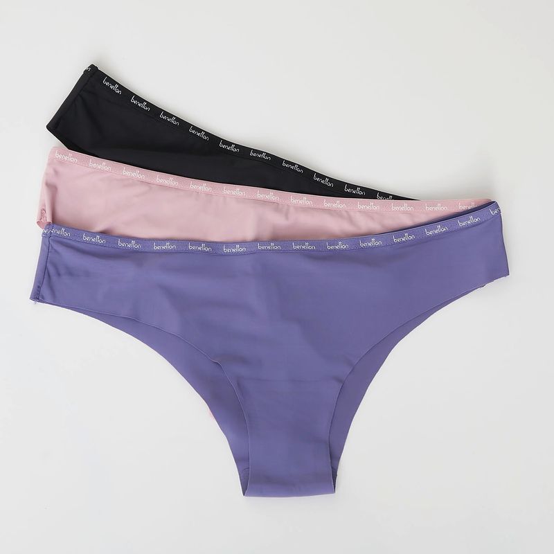 BENETTON - Pack De 3 Calzones Mujer Benetton