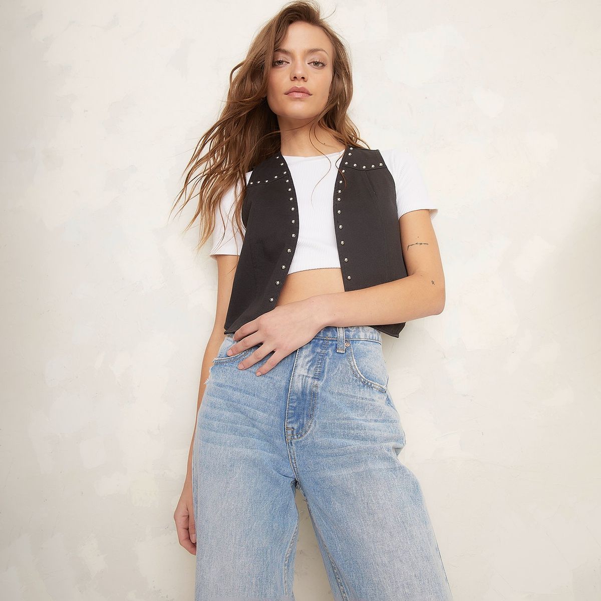 AMERICANINO - Polera Polo Sin Mangas Americanino Mujer Casual Algodón