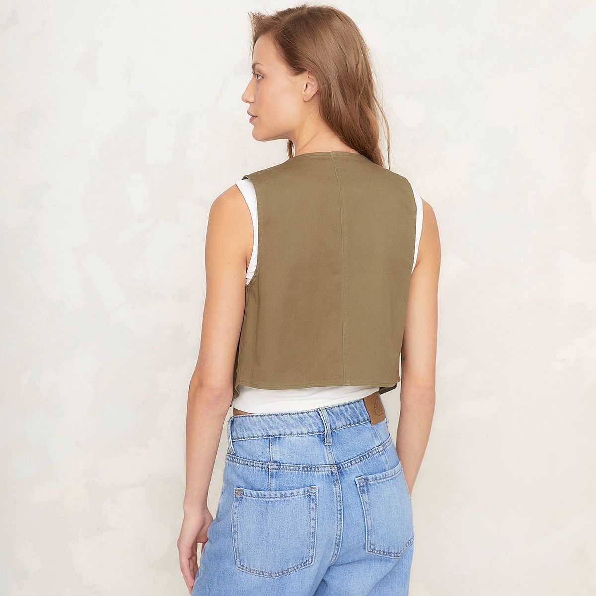 AMERICANINO - Polera Polo Sin Mangas Americanino Mujer Casual Algodón