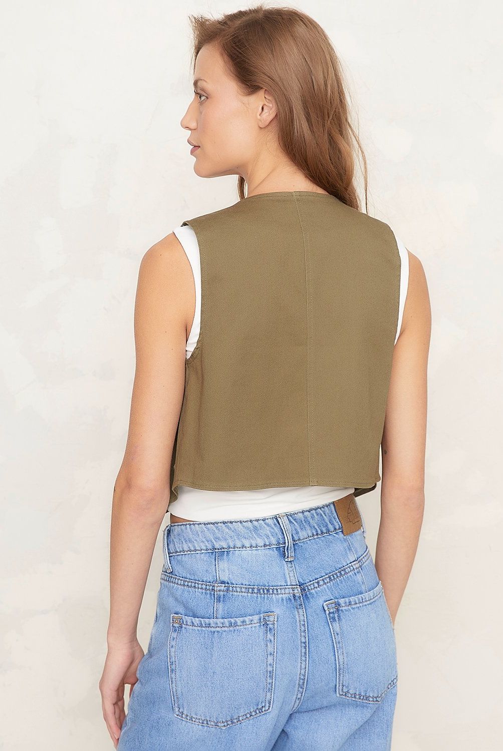AMERICANINO - Polera Polo Sin Mangas Americanino Mujer Casual Algodón