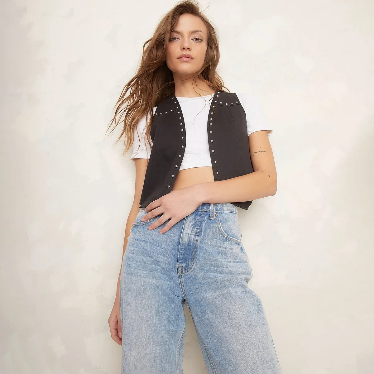 AMERICANINO - Polera Polo Sin Mangas Americanino Mujer Casual Algodón